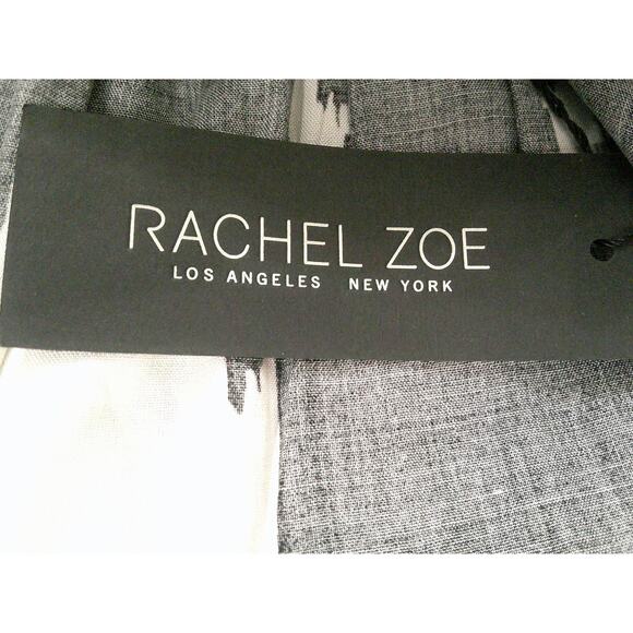 NWT Rachel Zoe Womens Black & White Flutter Sleeve V-Neck Blouse Size 3X - Picture 8 of 9